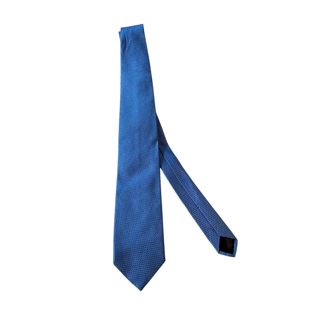Brooks Brothers Men's Blue Patterned Necktie‎ Business Formal USA Made